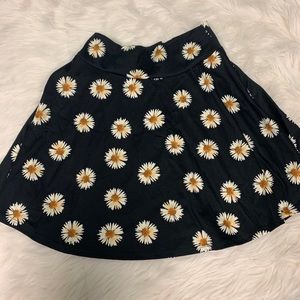 Sunflower skater skirt